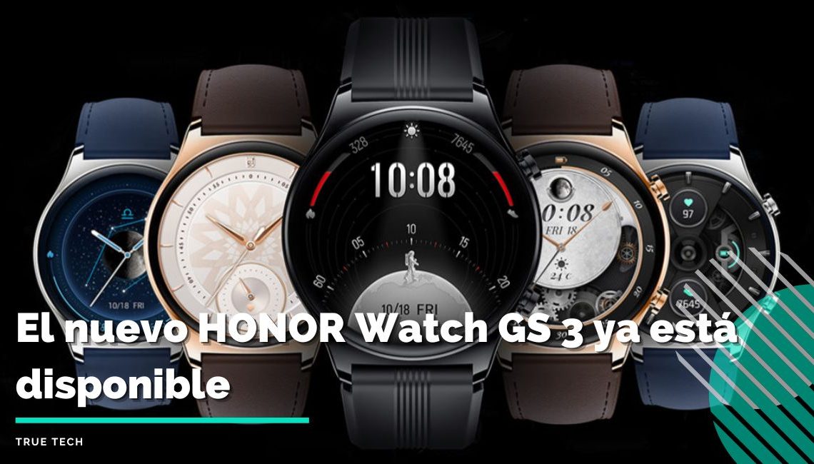 El nuevo HONOR Watch GS 3 ya está disponible