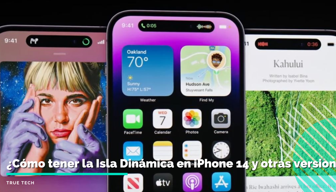 Cómo tener la isla dinámica de iPhone en la versión 14 y otras